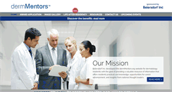 Desktop Screenshot of dermmentors.org